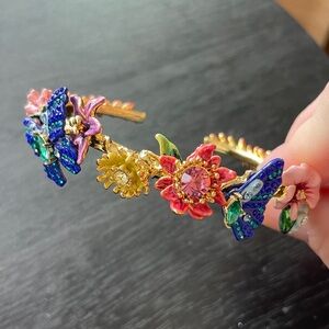 Les NEREIDES Colorful Floral and Butterfly Bracelet